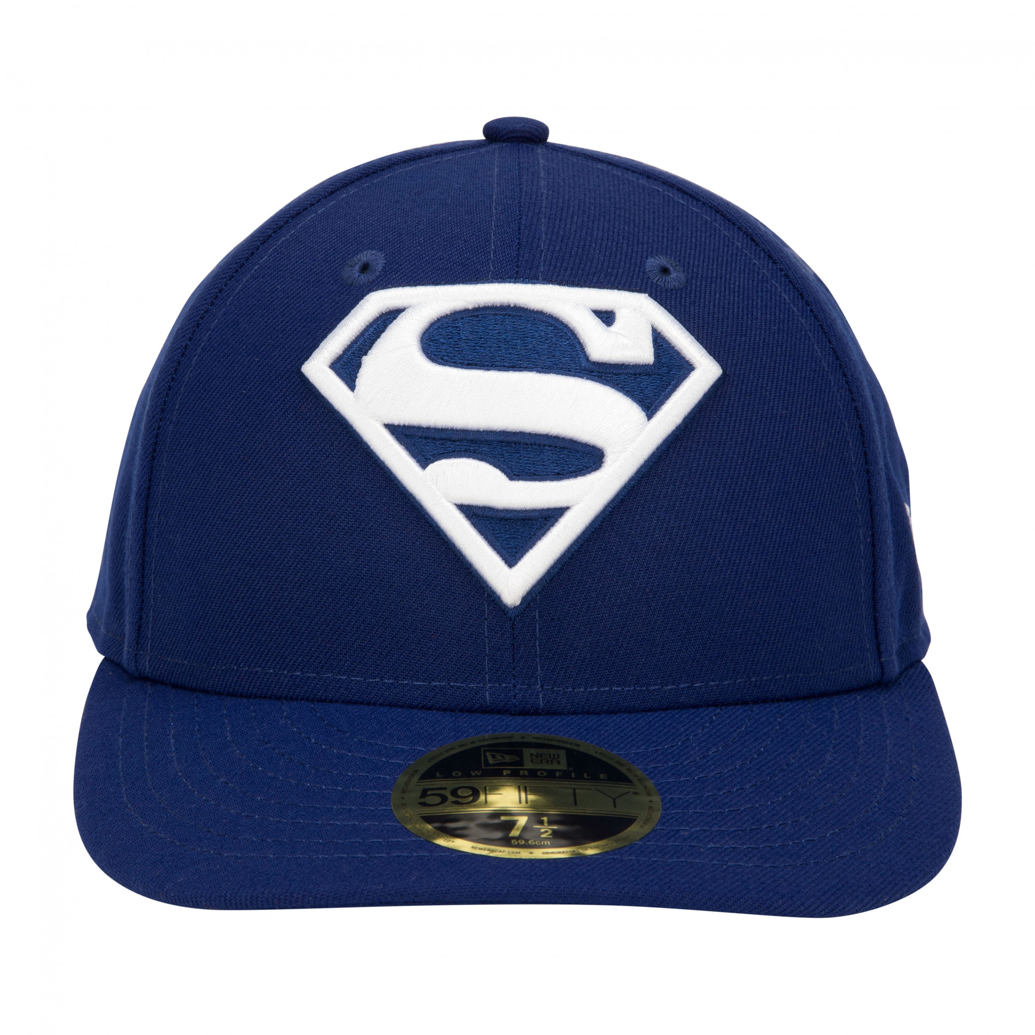 Superman Low Profile Blue New Era 59Fifty Fitted Hat